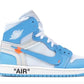 Jordan Retro 1 High Off-White University Blue