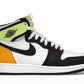 Jordan Retro 1 High White Black Volt University Gold