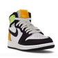 Jordan Retro 1 High White Black Volt University Gold