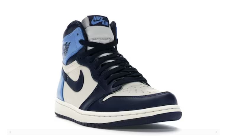 Jordan Retro 1 High Obsidian UNC