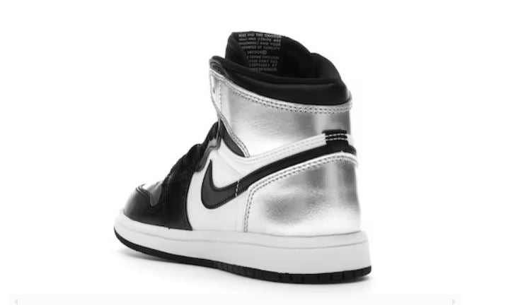 Jordan Retro 1 High Silver Toe