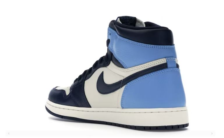 Jordan Retro 1 High Obsidian UNC