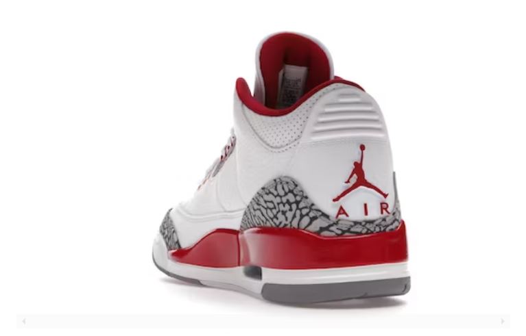 Jordan Retro 3 Cardinal Red