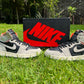 Jordan Retro 1 High Neutral Grey Hyper Crimson