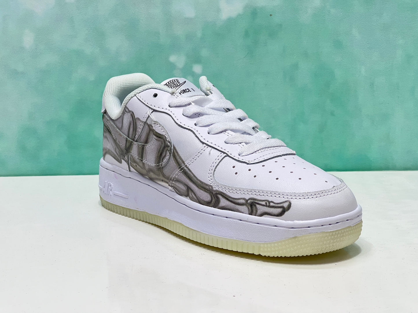 Airforce 1 Skeleton blancos