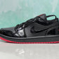 Jordan retro 1 low negro/rojo