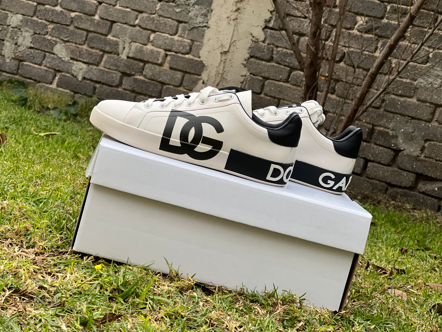 Dolce & Gabbana "G5" blanco letras negras