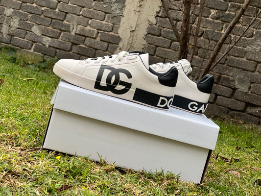 Dolce & Gabbana "G5" blanco letras negras