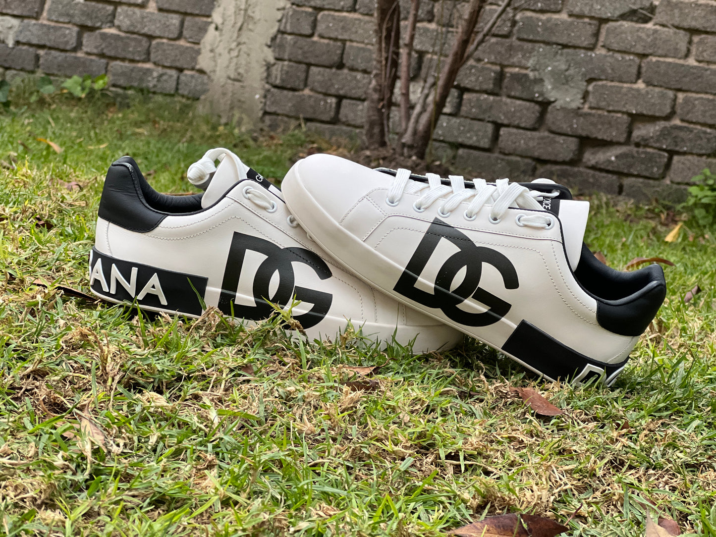 Dolce & Gabbana "G5" blanco letras negras