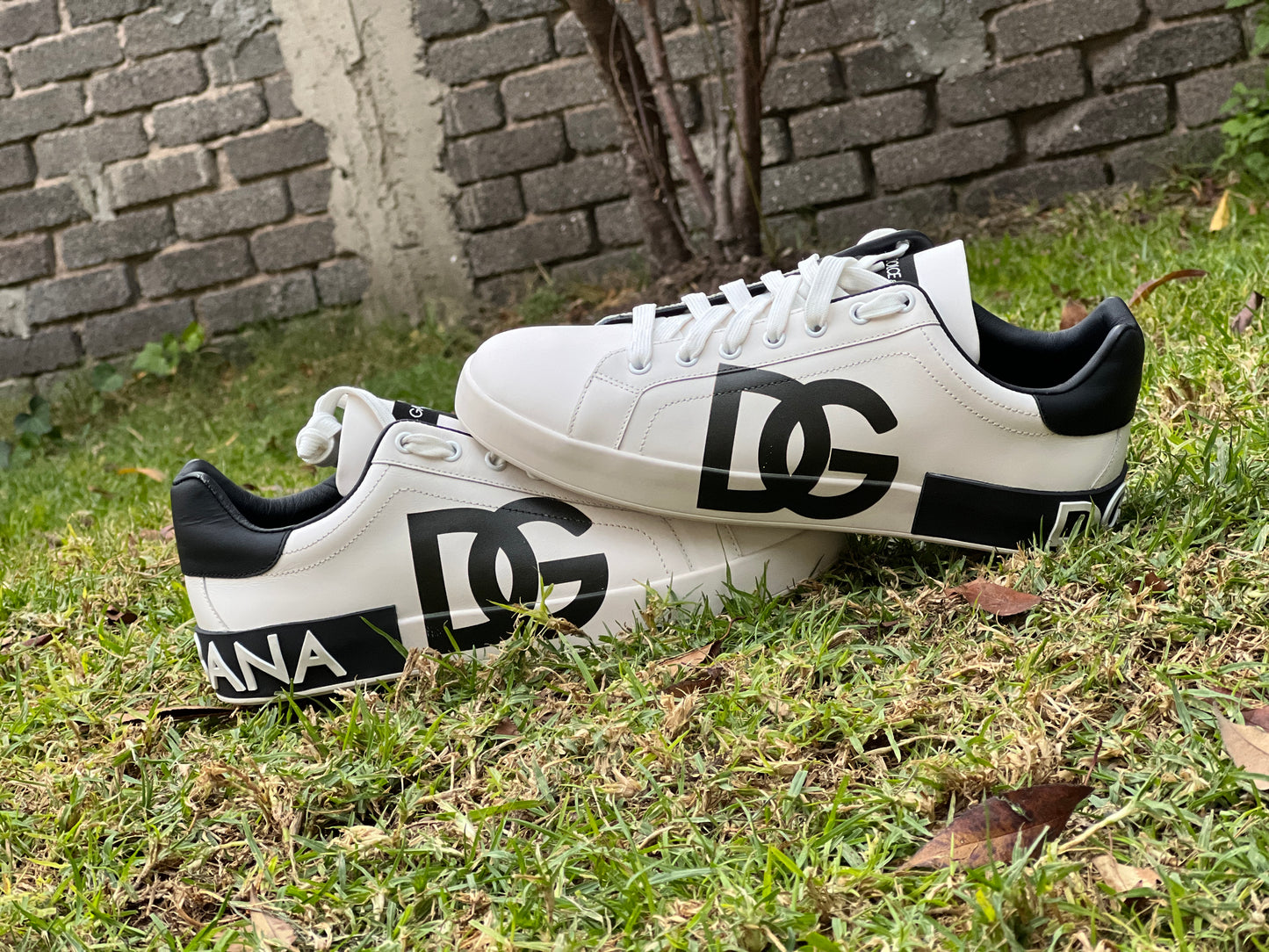 Dolce & Gabbana "G5" blanco letras negras