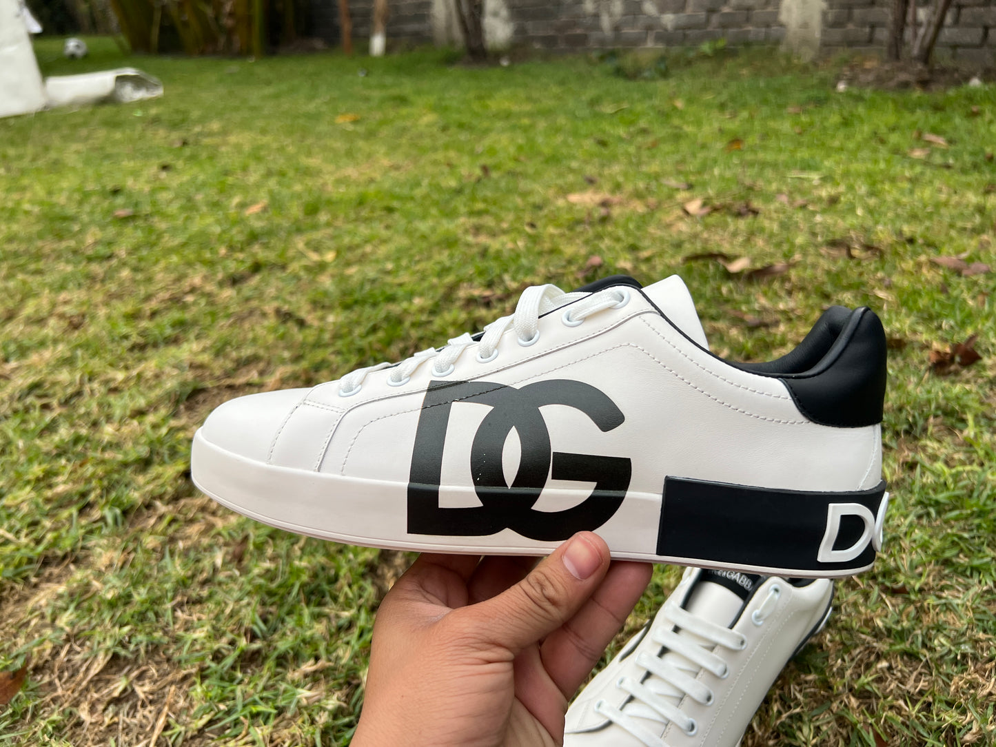 Dolce & Gabbana "G5" blanco letras negras