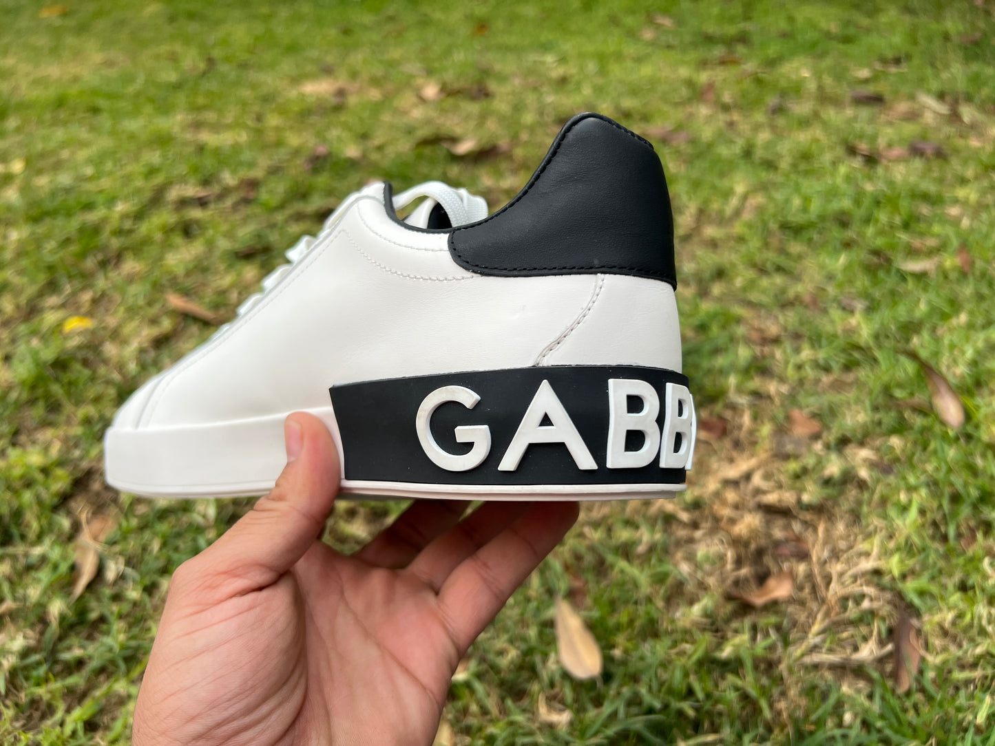 Dolce & Gabbana "G5" blanco letras negras