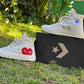 Converse Corazon Blanco Bota