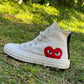 Converse Corazon Blanco Bota