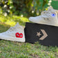 Converse Corazon Blanco Bota