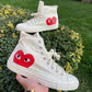 Converse Corazon Blanco Bota